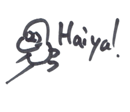 howard with hats sticker #13836734