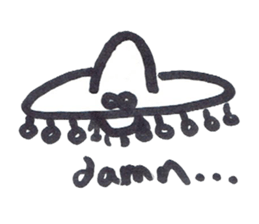 howard with hats sticker #13836741