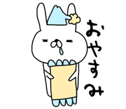 Mr. handwriting rabbit sticker #13836848