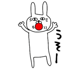 Mr. handwriting rabbit sticker #13836859