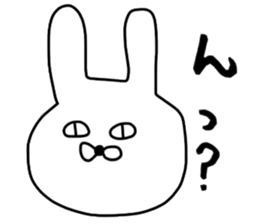 Mr. handwriting rabbit sticker #13836864