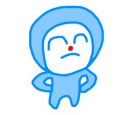 BLUE CLOWN! sticker #13837016