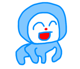 BLUE CLOWN! sticker #13837017