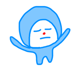 BLUE CLOWN! sticker #13837019