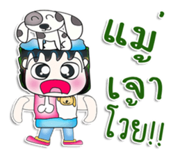 Mr. Akira. Love dog.^__^ sticker #13837134