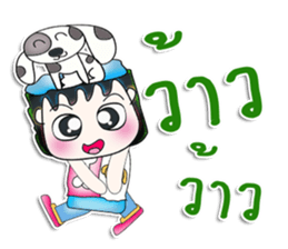 Mr. Akira. Love dog.^__^ sticker #13837135