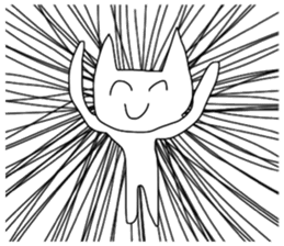 Super high spirits cat 2 sticker #13837341