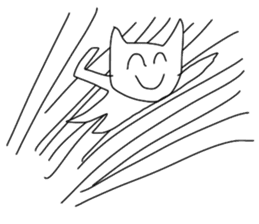 Super high spirits cat 2 sticker #13837347