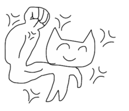 Super high spirits cat 2 sticker #13837351