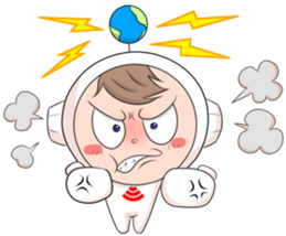 the Earth Antenna Boy sticker #13837767
