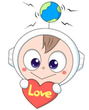 the Earth Antenna Boy sticker #13837771