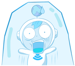 the Earth Antenna Boy sticker #13837773