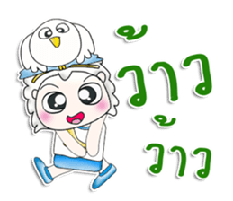 Mr. Hideki .I love bird.^__^ sticker #13838103