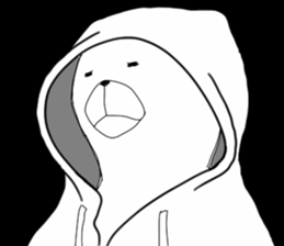 hoody Bear sticker #13838152
