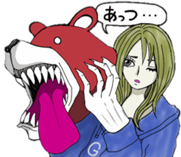 hoody Bear sticker #13838157