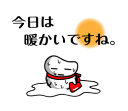 snowman Sticker by keimaru sticker #13838236