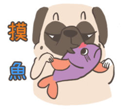 Pug&Boston Terrier sticker #13838339