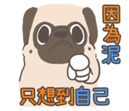 Pug&Boston Terrier sticker #13838344