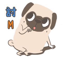 Pug&Boston Terrier sticker #13838347