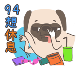 Pug&Boston Terrier sticker #13838354