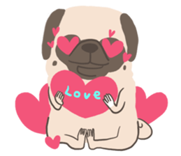 Pug&Boston Terrier sticker #13838360