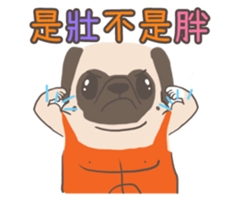 Pug&Boston Terrier sticker #13838363