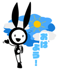 Black Rabbit2!! sticker #13838887