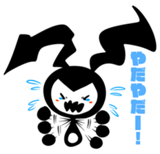 Black Rabbit2!! sticker #13838919