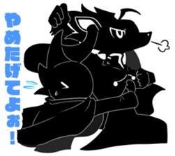 Black Rabbit2!! sticker #13838920