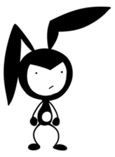 Black Rabbit2!! sticker #13838922