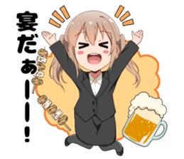 Company slave tails sticker #13838933