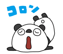 The Marshmallow panda 2 (Greeting) sticker #13839594