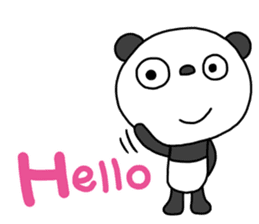 The Marshmallow panda 2 (Greeting) sticker #13839610
