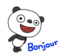 The Marshmallow panda 2 (Greeting) sticker #13839612