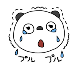 The Marshmallow panda 2 (Greeting) sticker #13839614