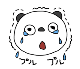 The Marshmallow panda 2 (Greeting) sticker #13839614