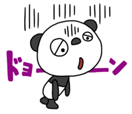 The Marshmallow panda 2 (Greeting) sticker #13839617