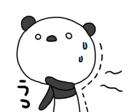 The Marshmallow panda 2 (Greeting) sticker #13839625
