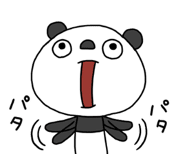 The Marshmallow panda 2 (Greeting) sticker #13839628