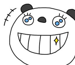 The Marshmallow panda 2 (Greeting) sticker #13839629