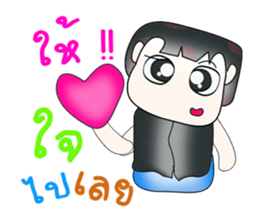 Hello my name is Saki!. ^__^ sticker #13839635