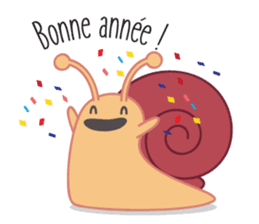 French snail sticker #13839790