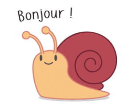 French snail sticker #13839793
