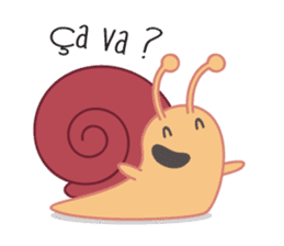 French snail sticker #13839795