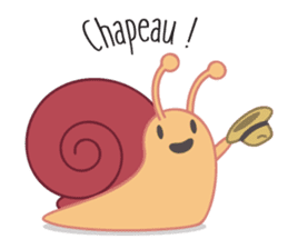 French snail sticker #13839796