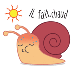 French snail sticker #13839797