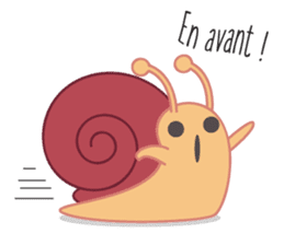 French snail sticker #13839807