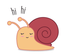 French snail sticker #13839809