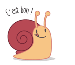 French snail sticker #13839812