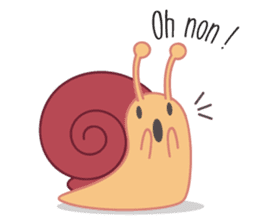 French snail sticker #13839817